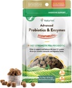 NaturVet Scoopables Advanced Probiotics for Dogs - Chewable Dog Probiotics & Digestive Enzymes - Unterstützt ein gesundes Gut für Ihr Haustier - Hickory Smoked Bacon Flavor | 11oz Tasche