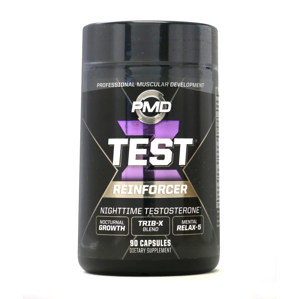 PMD Sports Z-Test Nighttime Testosteron-Unterstützung - Schlaf Inducer und Entspannung für maximalen anabolen Effekt - Verbesserung der Muskel-Recovery, Erhöhung Muskelwachstum - 90 Kapseln
