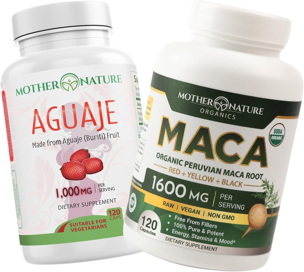 Feminine Vitalität Duo Ergänzung für Kurven, Energie & Hormonal Balance