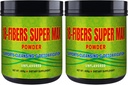 FIBRA 18 Super MAX Powder (18 Fibers) - 400g - Nahrungsergänzung - Unterstützt Reinigung und Entgiftung, Entflammt (2 Pack)