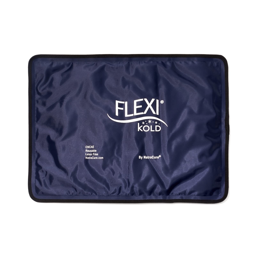 FlexiKold Gel Ice Packs (Standard Large: 10.5" x 14.5") für Verletzte Wiederverwendbar, Rückenschmerzen Relief, Knieband, Nach Chirurgie, Ice Pack für Knie, Schulter - 6300-COLD von NatraCure