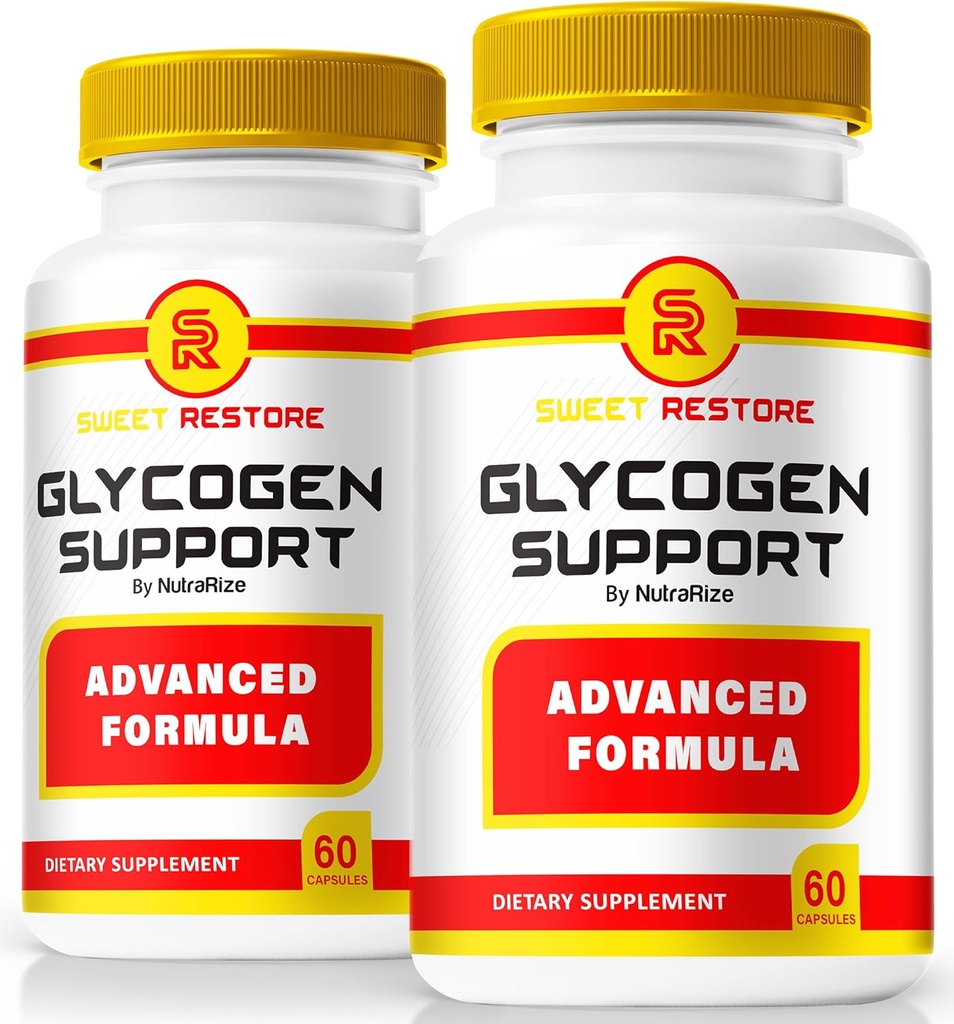 NutraRize (Pack mit 2 Sweet Restore Glycogen Support, Offizielle Glycogen Support Capsules, Joint Support Formula Reviews (120 Kapseln)