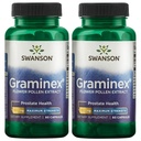 Swanson Maximum Strength Graminex Flower Pollen Extract - Unterstützt Prostata Gesundheit, Urinary Tract Funktion und Nierengesundheit - Mens Health Supplement - (60 Kapseln, 500mg Jeder) (2 Packung)