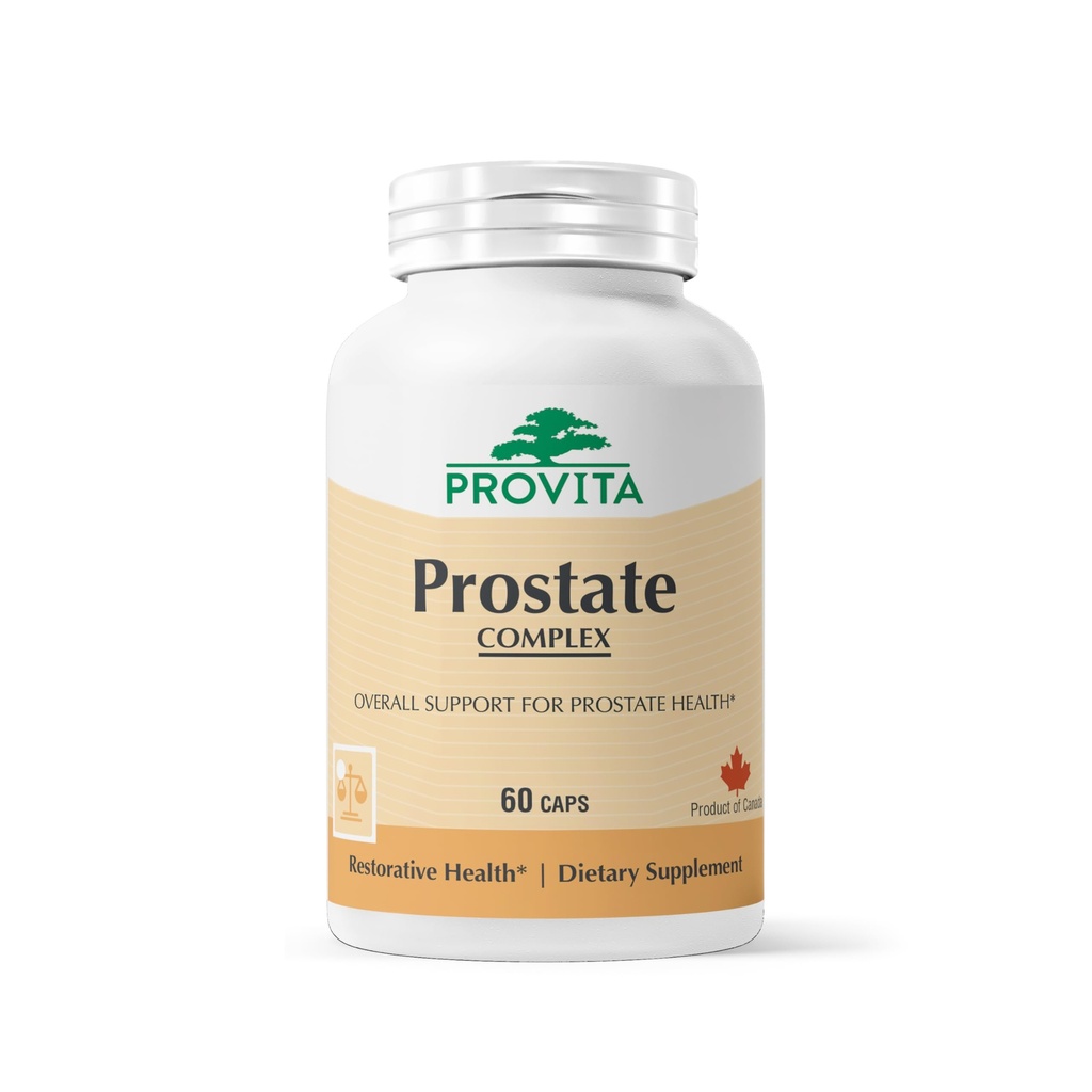 PROVITA Prostate Complex | Prostate Health Supplement für Männer mit Sägepalme, Beta-Sitosterol & Pygeum | Unterstützt Urinärfluss, Gesunde Prostata & Antioxidantien Eigenschaften