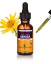 Kräuter Pharm Certified Organic Arnica Liquid Extract für minderwertige Schmerzen Unterstützung, 1 Fl Oz