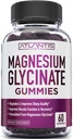 Atlantis Nutrition Magnesium Glycinate Gummis 700mg – Vegan Magnesium Glycinat für Kinder & Erwachsene – Muskelunterstützung & Enhanced Sleep - Delicious Grape Flavor - für ganze Familie - 60 Count