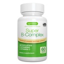 Igennus Super B-Complex Methylierte B Vitamine - Sustained Release, Clean Label & High Absorption, mit 5-MTHF Folate & Methyl B12, Energie, Stimmung & Kognitive Leistung, Lab Verified, 60 Small Tablets