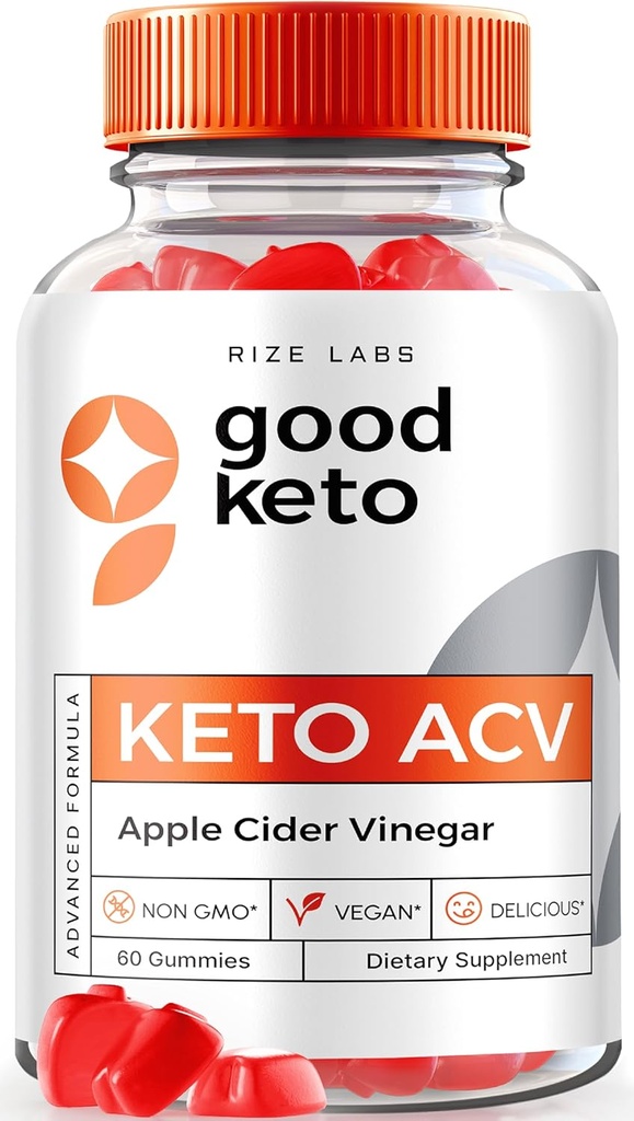 rize labs - Gut Keto ACV Gummis für fortgeschrittene Gewichtsverlust, Alle natürlichen, Premium-Formel, Apfelessig-Ergänzung (60 Gummi)