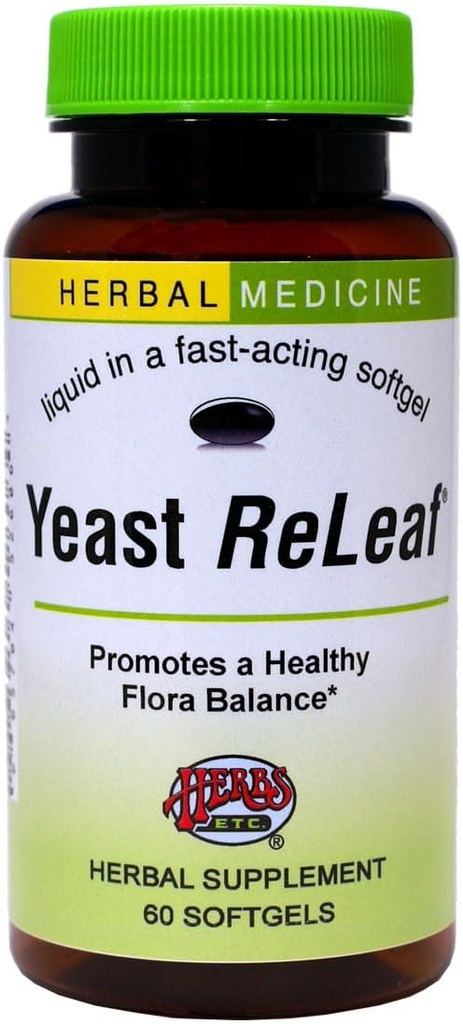 Kräuter Etc. Hefe ReLeaf® Softgels 60 ct