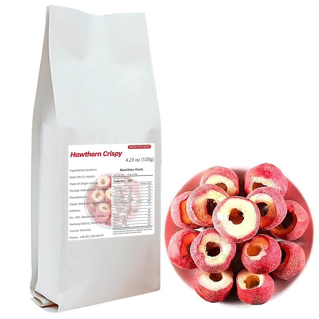 Getrocknetes Hawthorn 4.23oz -Seedless Hawthorn-Hohlhohl Hawthorn Stamm-Sour, süß und knusprig -Hawthorn Tee