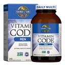 Garten des Lebens Vitamin-Code ganze Lebensmittel Multivitamin für Männer - 240 Kapseln, Vitamine für Männer, Frucht Veggie Mischung und Probiotika für Energie, Herz, Prostata Gesundheit, Vegetarische Männer Multivitamine