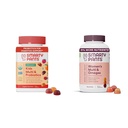 SmartyPants Organic Kids Multivitamin Gummies: Probiotics, Omega 3 (ALA), Vitamin D3, C, Vitamin B12 & Women's Multivitamin Gummies: Omega 3 Fischöl (EPA/DHA), Methylfolate, CoQ10