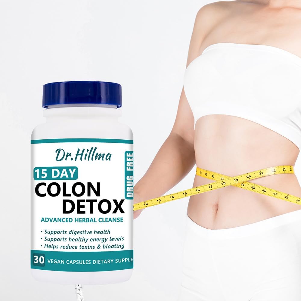 15 Tage Cleanse Gut und Colon Unterstützung 15 Tage Cleanse Gut Advanced Gut Cleanse Detox mit Senna, Cascara Sagrada Psyllium Husk Natural Gut Cleanse Detox (30 Kapseln)