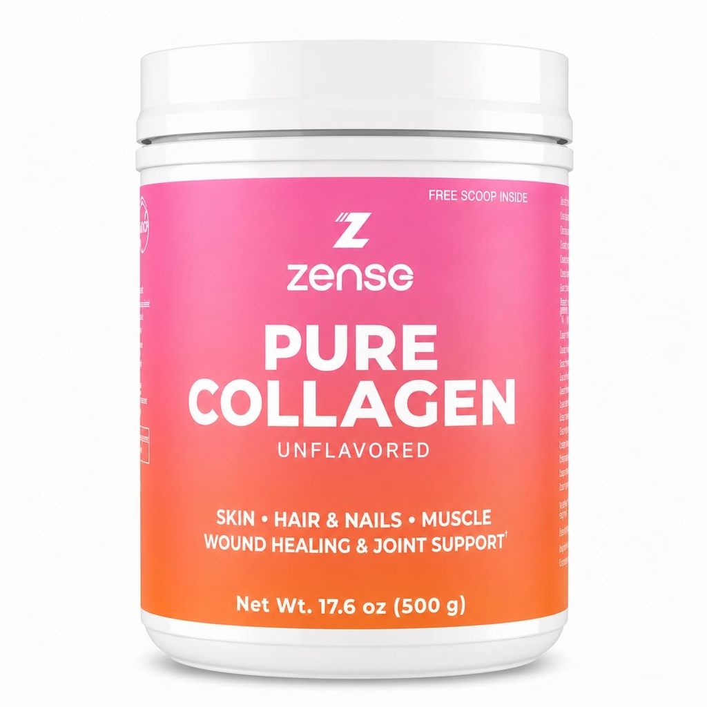 Hydrolysiertes Kollagenpulver für Frauen & Männer, Organisches Kollagenpeptidpulver, Typ I & III Bovine Collagen – High Protein, Pure Collagen Content, Additive-Free - Colágeno Hidrolizado für Frauen (500 g)