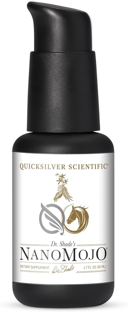 Quicksilver Scientific NanoMojo - Male-Specific Endurance Elixir & Energy Boost Support - 19 Kräuter inklusive Epimedium für Männer, Rhodiola Extract, Kräuter Ginseng und Adaptogenic Kräuter (1.7oz / 50ml)