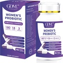 Probiotics 180 Billion CFU 18 Strains Enthält Organische prebiotische Cranberry Probiotic Supplement Digestion Immunität für Frauen Gesundheit,Non Soy Gluten Dairy Kostenlose 90 vegetarische Kapseln