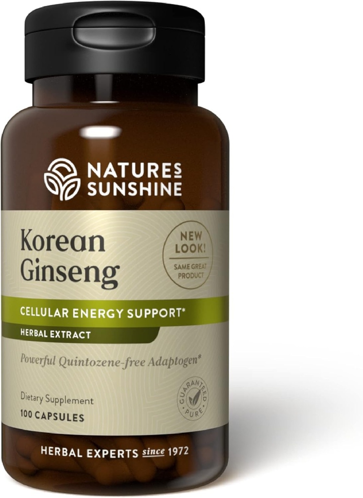 Natur Sonnenschein Ginseng, Koreanisch, 100 Kapseln