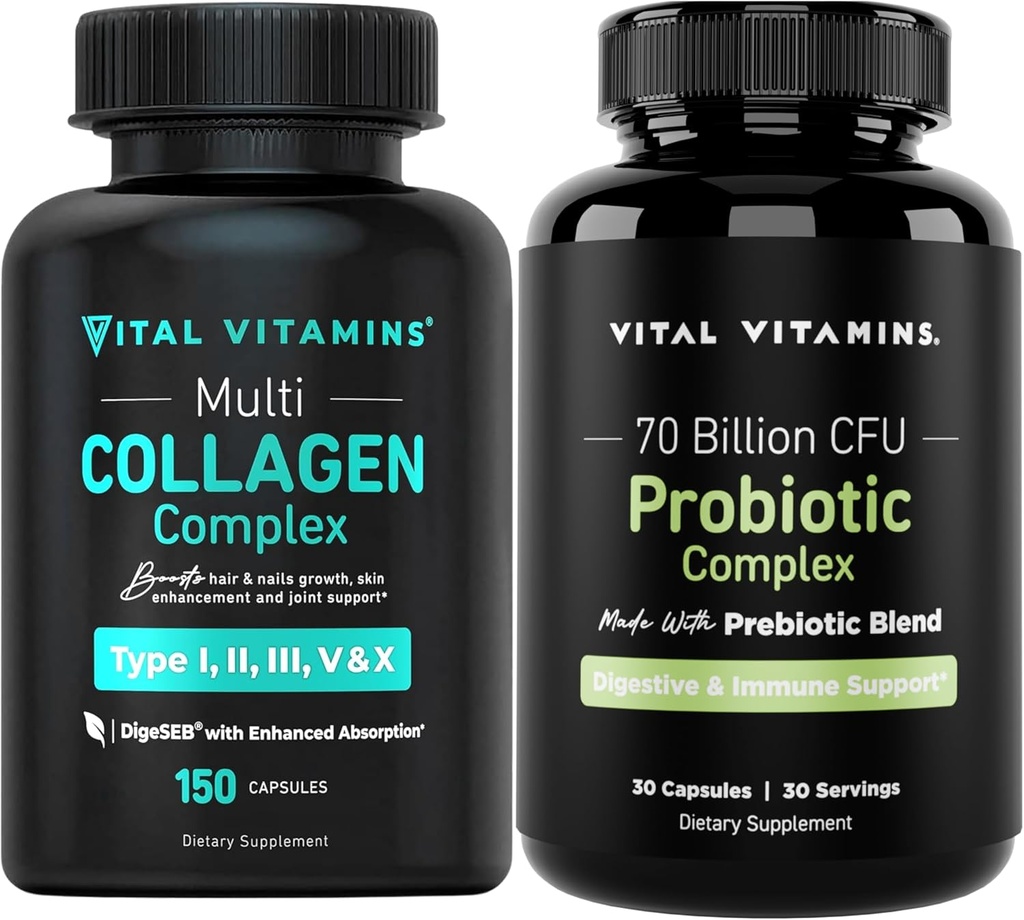 Vital Vitamine Multi Collagen Kapseln + Probiotic Complex