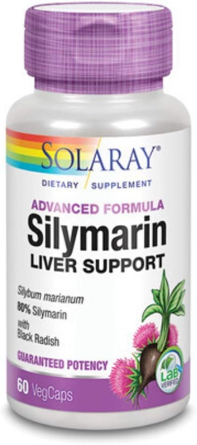 SOLARAY Silymarin Spezialformel, Veg Cap (Btl-Plastic) 550mg | 60ct