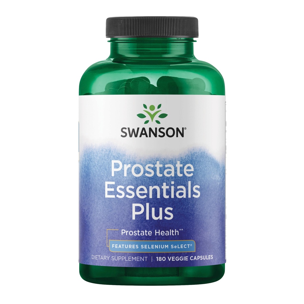 Swanson Prostate Plus - Natürliche Ergänzung für Männer Förderung gesunden Urinary Tract Flow '&' Frequenz - Unterstützung Gesamtprostata Gesundheit - (180 Veggie Kapseln)