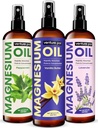 Venture Pal 100% reines Magnesium Öl Spray mit Vanille Butter, schnelle Absorption, Weniger Sting, Ultra-Soothing für Schlaf & Muskelentspannung, Sieben (Big 8 oz) Mineralien