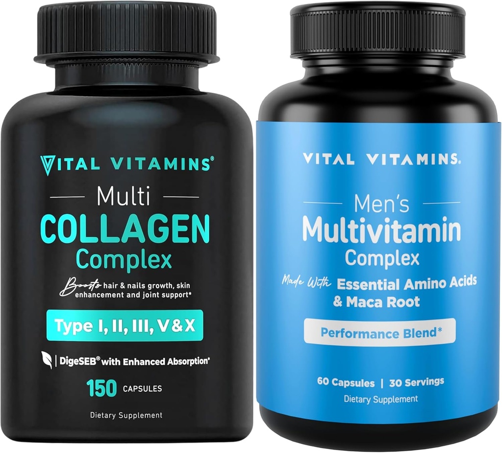Vital Vitamine Multi Collagen Kapseln + Männer Multivitamine