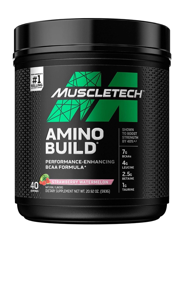 Muscletech Whey Protein Powder & BCAA Aminosäuren Pulver Muskelaufbau Formel mit Whey Isolate, Peptide, BCAAs & Elektrolyte (4 Pfund, 40 Portionen)