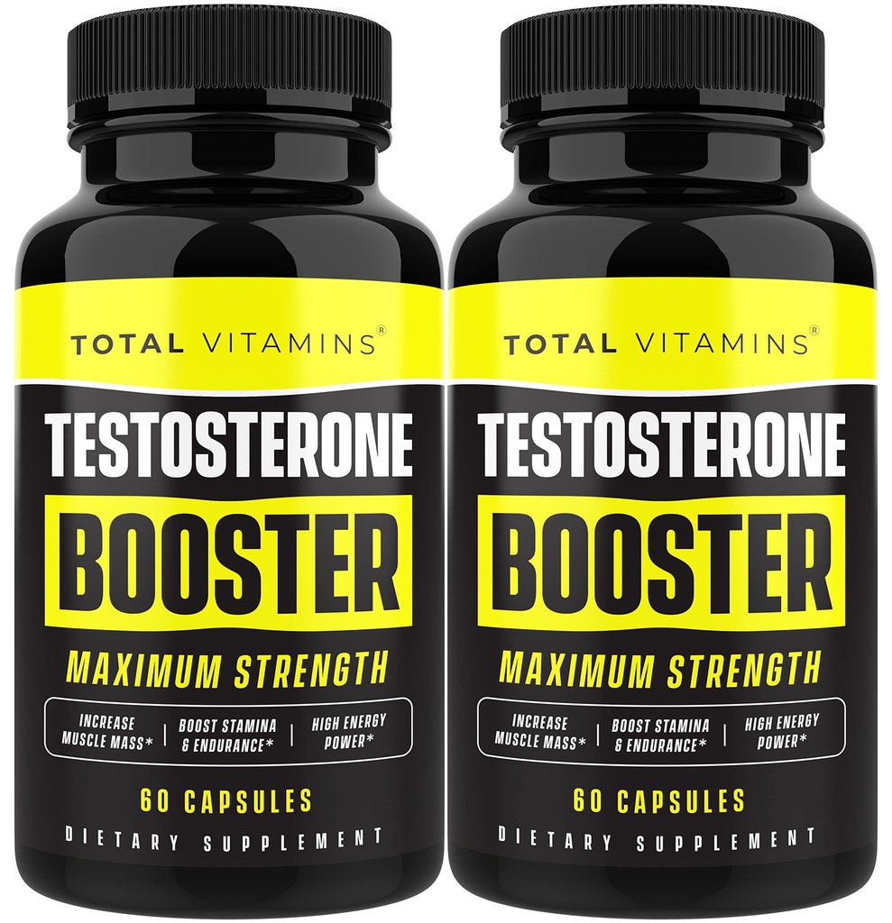Testosteron Booster - Testosteron-Ergänzung für Männer - Male Enhancing Supplements - Testosteron Booster für Männer Alpha Pillen für Test Boost Max Muskelwachstum, Libido, Energie und Stamina Pillen