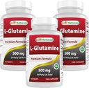 Best Naturals L-Glutamin 500mg, 250 Tabletten (250 Count (Pack von 3))