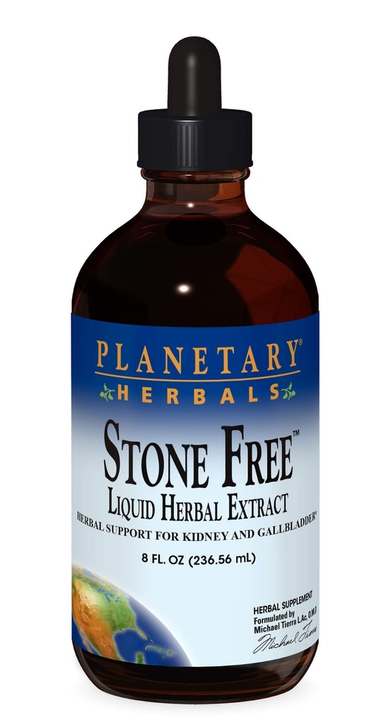 Planetary Herbals Stone Free Liquid Extract Supplement 8 oz