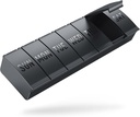 Barhon Pill Organizer Große, Wöchentliche Medizin Pill Organizer, 7 Tage Pillen Box Fall Reisen für große Vitamin-Ergänzungen Fischöl, Schwarz