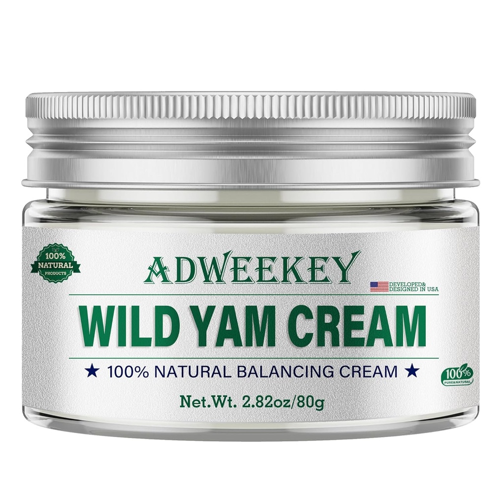 Wild Yam Cream für Hormone Balance, Australien Skincare Expert & Global Health Scholars Empfohlene Verschreibung - Menopause & Menstrual Support wie Hot Flash, Nachtschwärmen, Unstable Mood