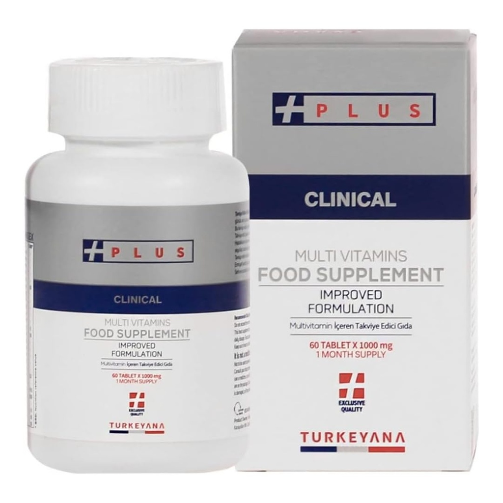 Turkeyana Plus Advanced Hair Nutritional Multivitamin 1 Monat Supplement – Klinische Unterstützung für Haarwachstum, Stärke und Vitalität mit Biotin, Säge Palmetto, natürliche Extrakte - fördert Haut und Nagel