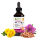 Maxx Herb PAU D’Arco Extrakt mit Dandelion Root & Red Clover Therapeutic Blend, PAU Darco Tinkture absorbiert besser als Taheebo Tee oder Kapseln, für Immununterstützung - 4 Oz Bottle (60 Servierungen)