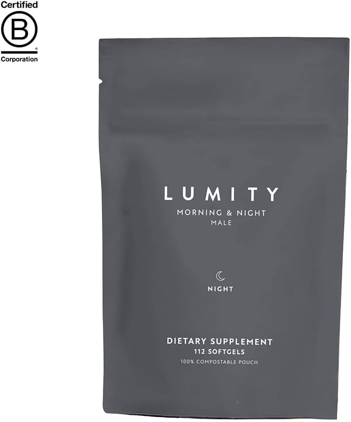 LUMITY Male Advanced Nutritional Supplement Pouches | Verbesserte Ausdauer, Energie, Alertness, Immununterstützung und Gehirngesundheit | Schnellere Erholung