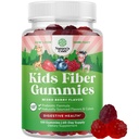 High Prebiotic Fiber Gummis für Kinder - Nahrungsfaser-Ergänzungen für Verdauung & Verstopfung - Chicory Root Kinder Immungummis - Non-GMO & Vegan Verdauungsergänzungsmittel - 120 Count