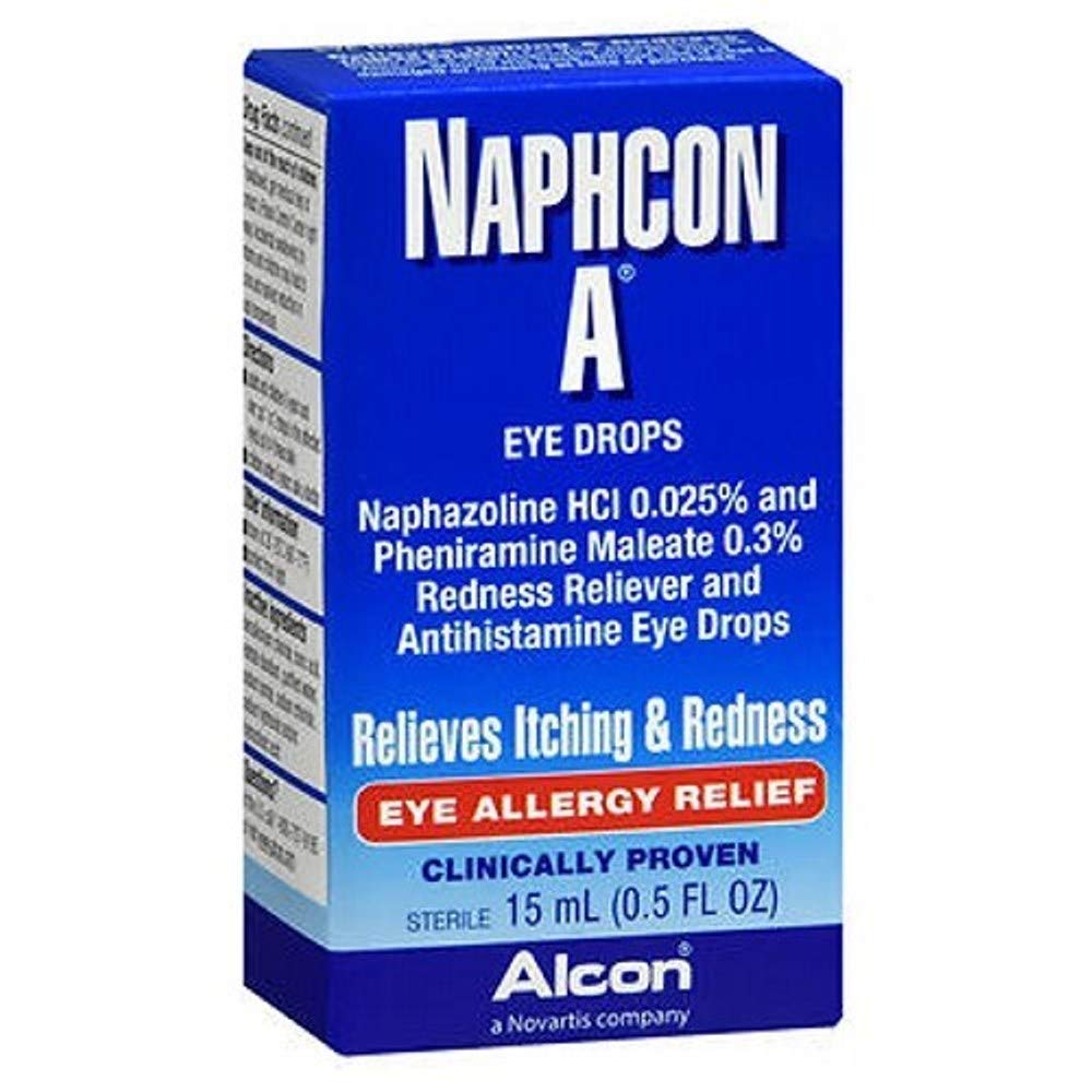 NAPHCON A Augentropfen, 15 ml (Pack von 3)