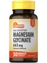 Sundance Magnesium Glycinat Kapseln | 665 mg | 50 Schnelle Veröffentlichung Pillen | Non-GMO und glutenfreie Ergänzung