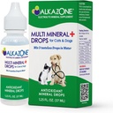 Alkazone Alkaline Multi Mineral Drops für Katzen und Hunde - Tiere sind natürlich entwickelt, um mehr Alkaline als Säure. Ihre Körper können von der Verwendung von Alkaliwasser für Haustiere mit Mineralien profitieren