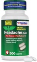 GenCare - Kopfschmerzen Relief Acetaminophen mit Aspirin (NSAID) & Caffeine (300 Caplets) Wert Pack | Kopfschmerzen, Muskeln Erfolge, Rückenschmerzen & Körper | Generische ExcedrEn Extra Kraft