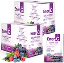 Ener-C Sugar Free Multivitamin Drink Mix - Vitamin Pulver für Wasser, Elektrolyte Pulver Kein Zucker, Hydration Boost Packets, Zero Sugar, Vitamin C & B12 Supplement Liquid Mix - Mixed Berry, 60 Count