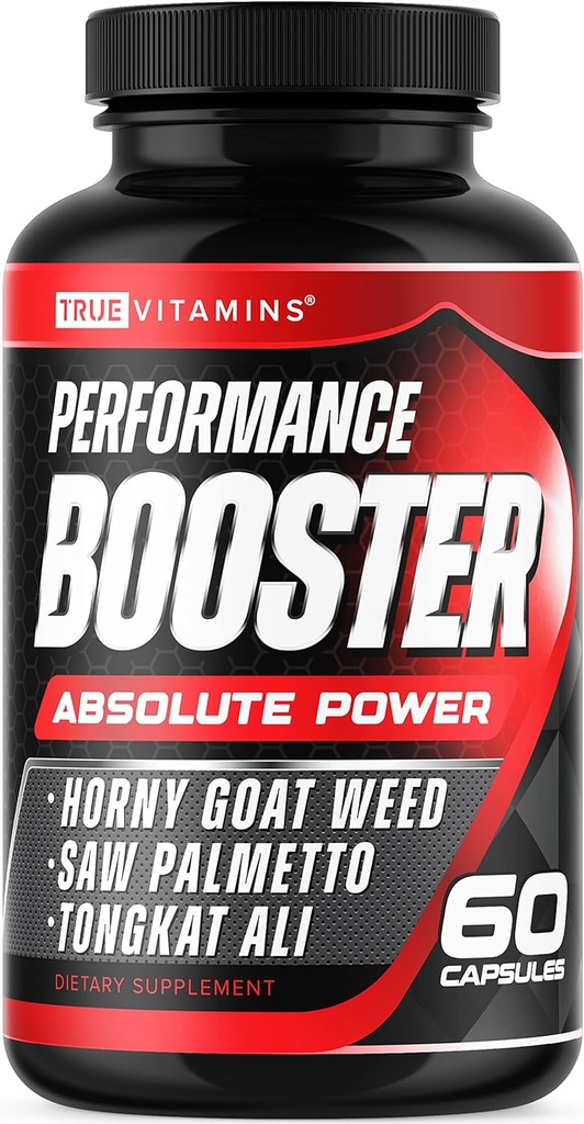 Testosteron-Booster-Ergänzung für Männer - Leistungstest-Boost - Male Enhancing Erweiterung Pills - Enhance Energy, Endurance, Stamina, Stärke, Drive & Muskelwachstum - 60 Kapseln - 30 Portionen