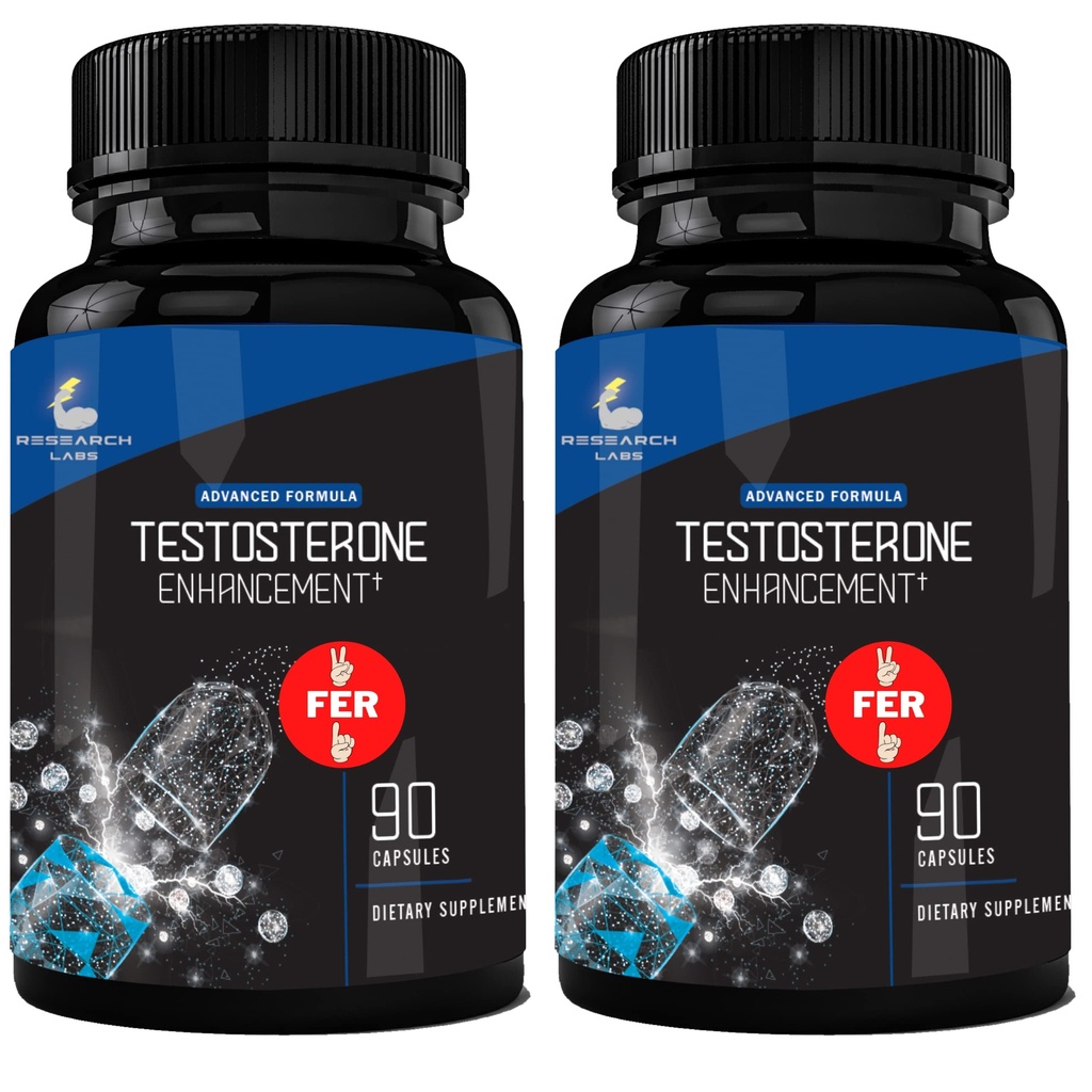 Apotheker empfohlen 2 fer 1 Angebot 180ct Testosteron Booster Enhancement von Research Labs. Steigern Sie Lean Muscle Energy Strength. Saw Palmetto, Tribulus, Tongkat Ali, Horny Goat Weed, Zink