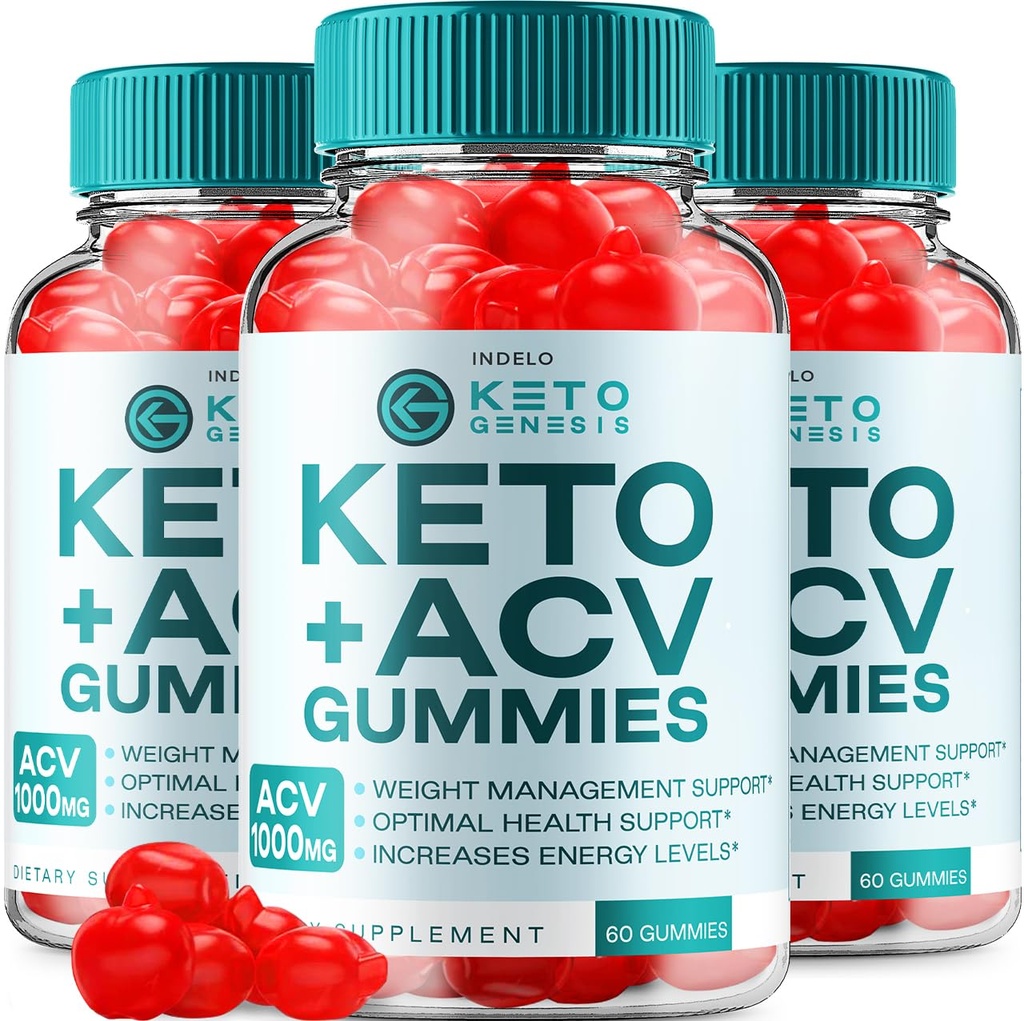 (3 Pack) Keto Genesis ACV Gummies - Advanced Gummies Ketogenesis Plus Weight Management ACV Gummies Apfelessig Genesis Keto ACV Gummies Nahrungsergänzungsmittel Bewertungen (180 Gummi)
