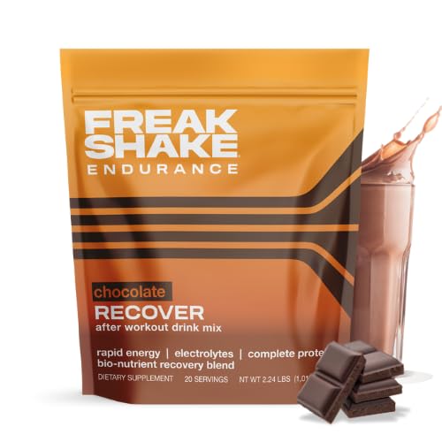 Freak Shake Endurance Rapid Recovery Chocolate Drink Mix 20 Serviertasche - Kohlenhydrate, Elektrolyte & Komplettprotein