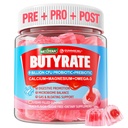 Butyrate Gummie mit Probiotic + Prebiotic + Postbiotic, Omega-3 500mg,Fiber mit 9 Billion CFU Probiotics, Calcium & Magnesium, Inulin,Psyllium Husk für Verdauungs-Gesundheit,Bloating Support,Sugar Free