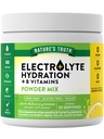 Nature's Truth Electrolytes Pulver | Kein Zucker | mit B Vitaminen | Refreshing Lemon Flavor | Vegan, Non-GMO & Gluten Kostenlose Ergänzung für Hydration