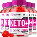 Slim Bites ACV Gummies Supplement - Slimbites Keto + ACV Gummies Apfel Apfel Apfel Apfelessig 1000MG, Slim Bites Keto Gummies Bewertungen, Vitamin B12 (5 Pack - 300 Gummies)