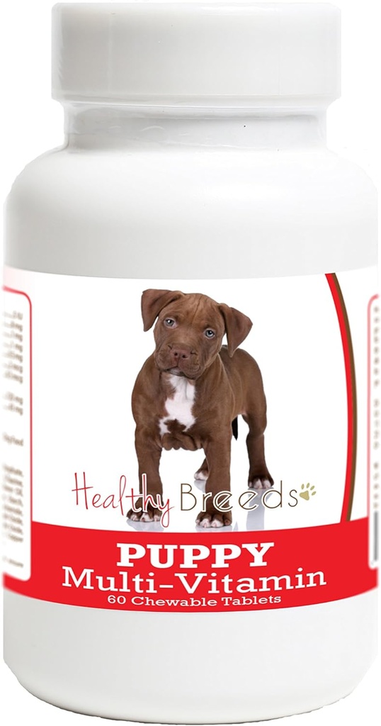 Gesunde Rassen Pit Bull Welpen Hund Multivitamin Tablet 60 Count