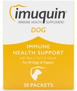 Nutramax Imuquin Immun Health Supplement Pulver für Hunde und Welpen - Mit Beta Glucans, Marine Lipiden, Vitamine und Mineralien, 30 Packungen